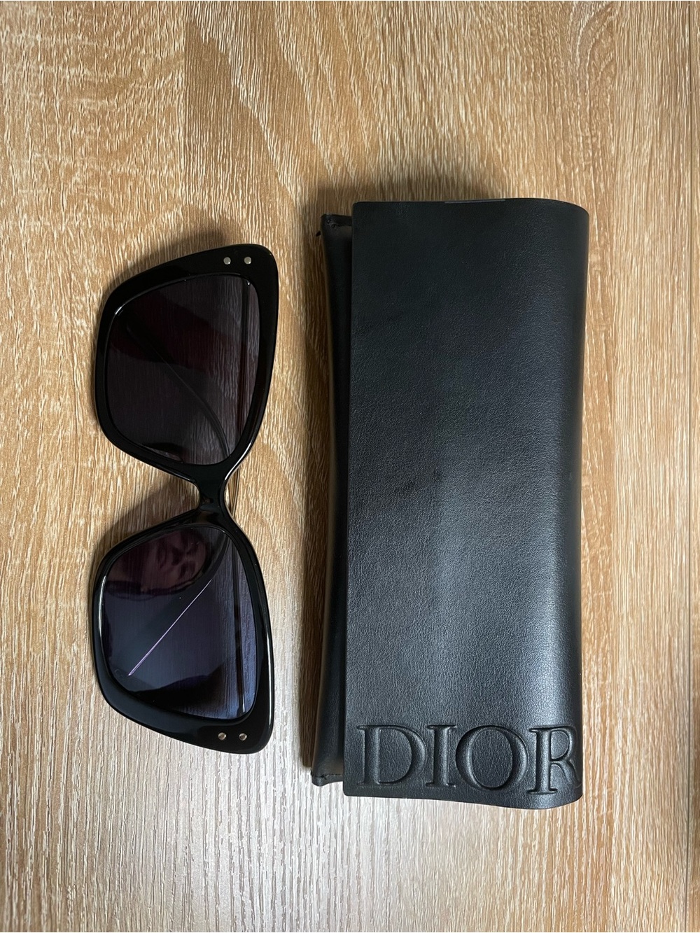 CHRISTIAN DIOR MISSDIOR B5F 56mm Black Butterfly Sunglasses - Picture 3 of 3